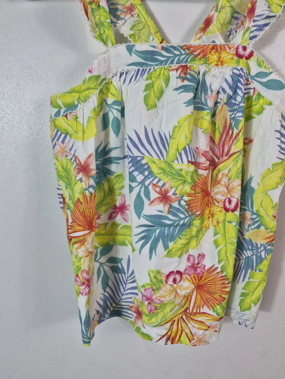 GAP Kids Floral Print Tank Top Large (10) Brand New